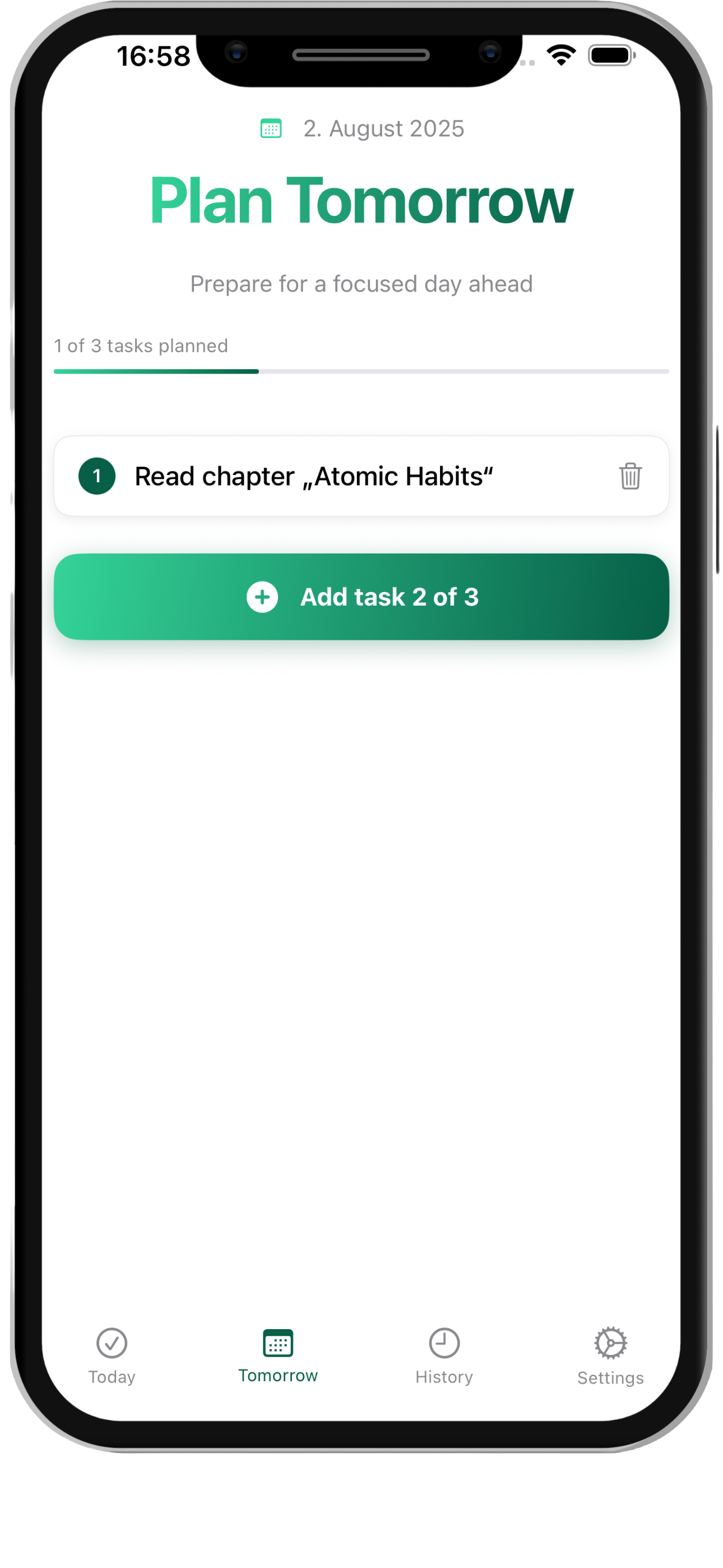 Planifica Mañana screenshot